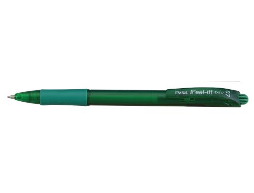 Esferografica pentel retratil bx417 cor verde , Pentel , 900772 , 0884851029003
